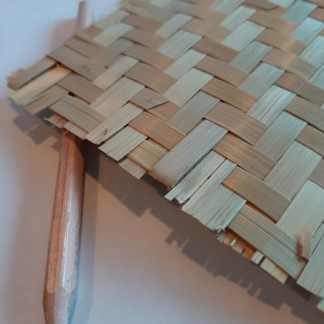 Detailfoto bamboe mat