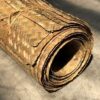 Bamboe mat buitenzijde en afgewerkt