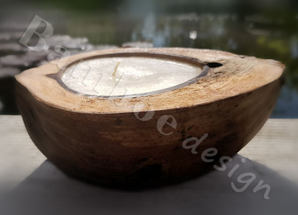 kokosnoot kaars-groot